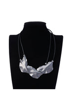 Geometry Pendant Leather Necklace N4657