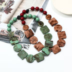 Geometry Acrylic Beaded Necklace N4673
