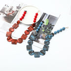 Geometry Acrylic Beaded Necklace N4673