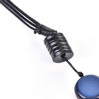 Geometric Acrylic Bead Leather Necklace N4681