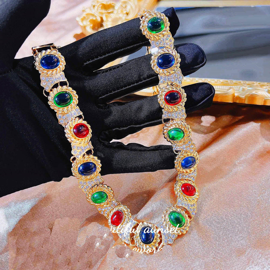 Luxuriousl Cubic Zirconia Necklace N4722