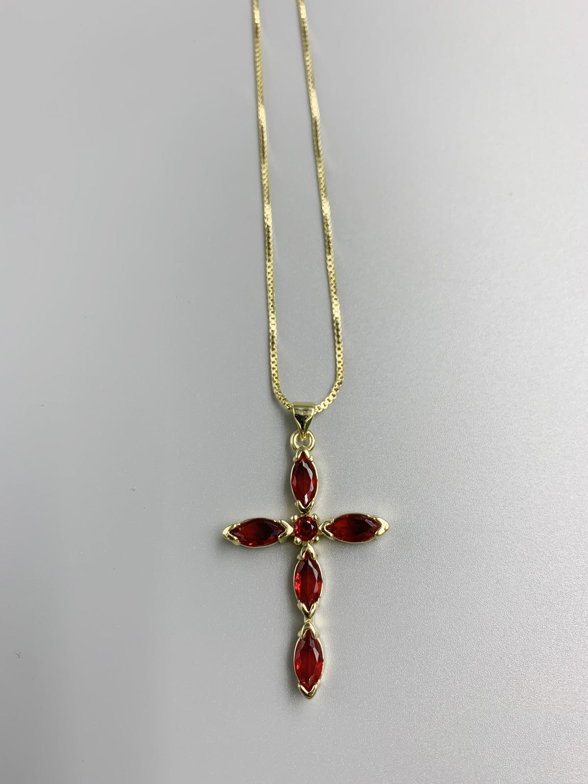 Cross Cubic Zirconia Necklace N4764