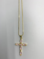 Cross Cubic Zirconia Necklace N4764