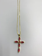 Cross Cubic Zirconia Necklace N4764
