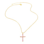 Cross Cubic Zirconia Necklace N4764