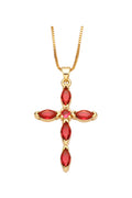 Cross Cubic Zirconia Necklace N4764