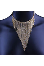 Tassel Rhinestone Necklace N4927