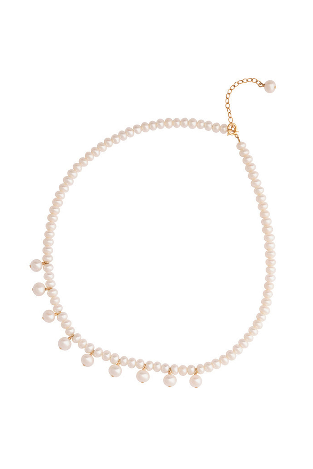 Fresh Water Pearl Bead Necklace N4939