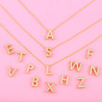 Alphabet Cubic Zirconia Necklace N4945