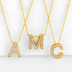 Alphabet Cubic Zirconia Necklace N4945