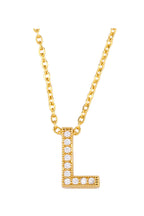 Alphabet Cubic Zirconia Necklace N4945