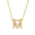 Alphabet Cubic Zirconia Necklace N4945