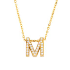 Alphabet Cubic Zirconia Necklace N4945