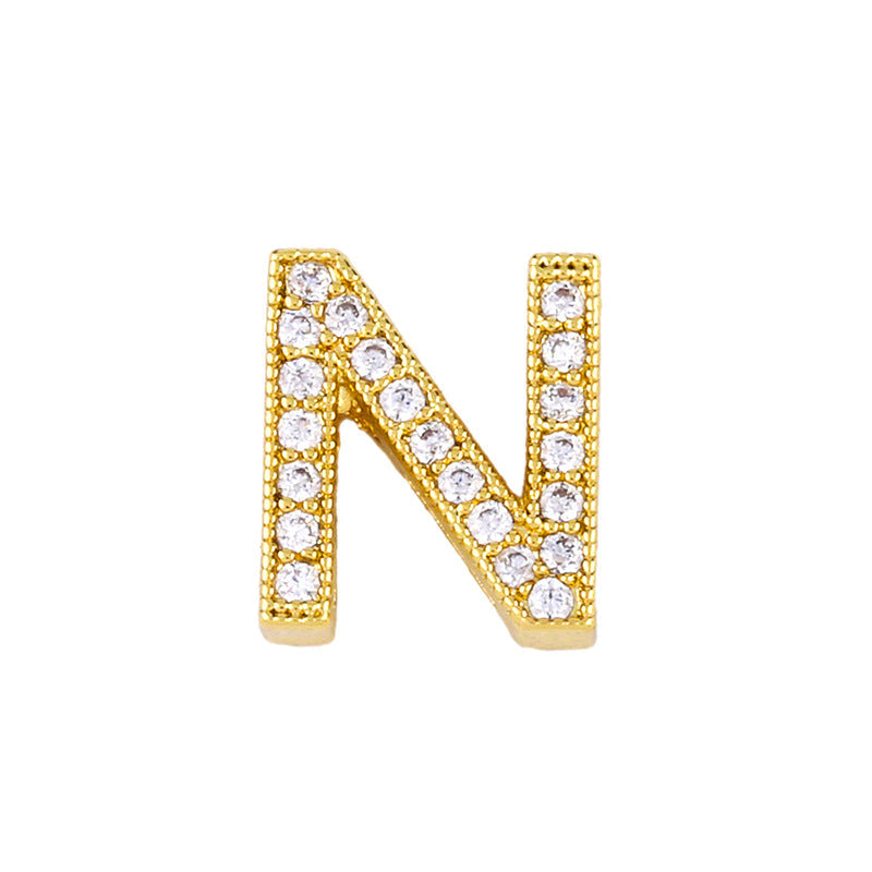 Alphabet Cubic Zirconia Necklace N4945