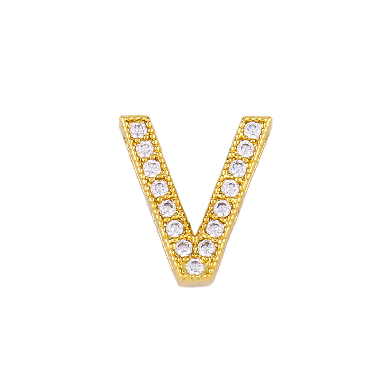 Alphabet Cubic Zirconia Necklace N4945