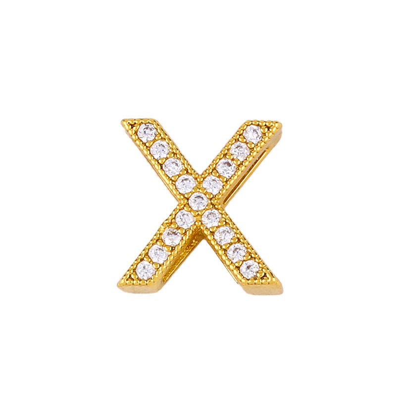 Alphabet Cubic Zirconia Necklace N4945
