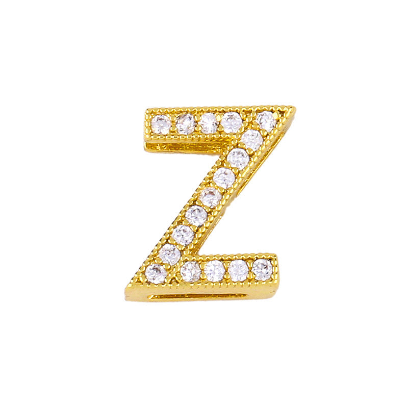 Alphabet Cubic Zirconia Necklace N4945