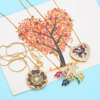 Heart Cubic Zirconia Chain Necklace N4964