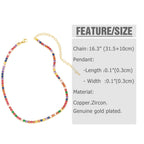 Cubic Zirconia Chain Necklace N4983