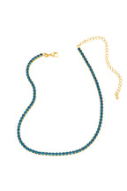 Cubic Zirconia Chain Necklace N4983