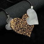 Heart Pu Leather Necklace N5007