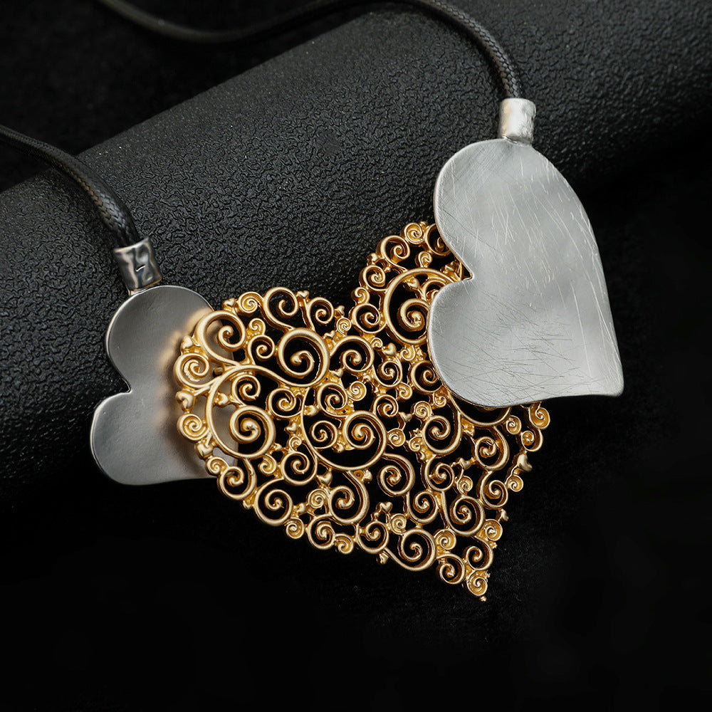 Heart Pu Leather Necklace N5007