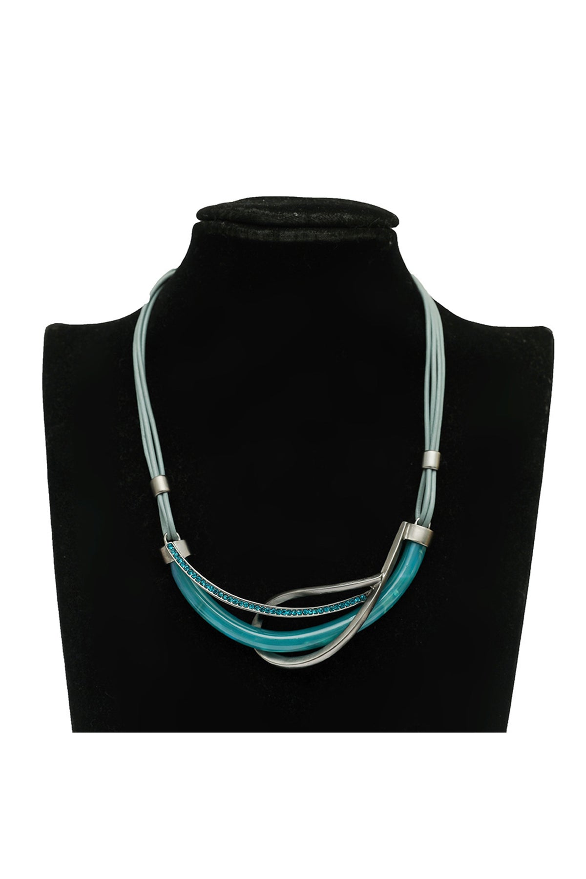 Geometry Pu Leather Necklace NN5053