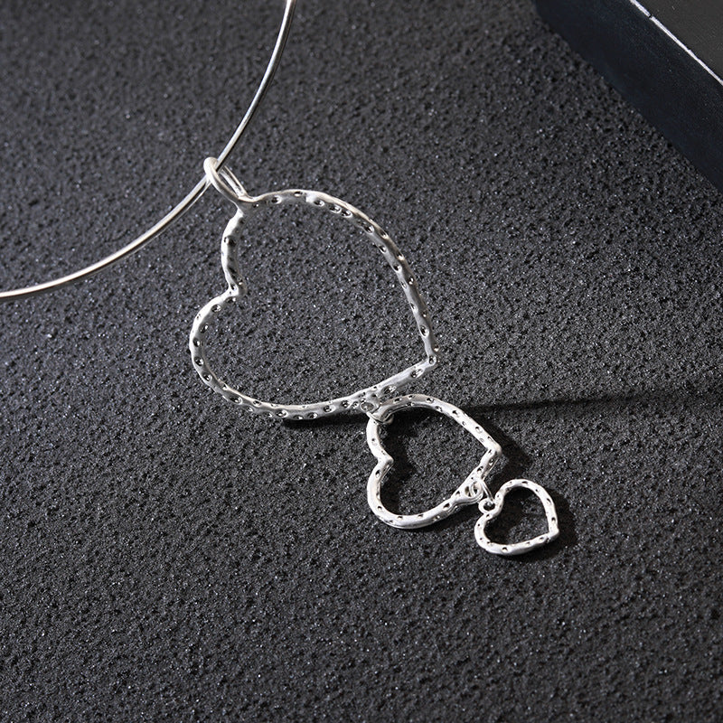 Heart Alloy Collar Necklace N5057