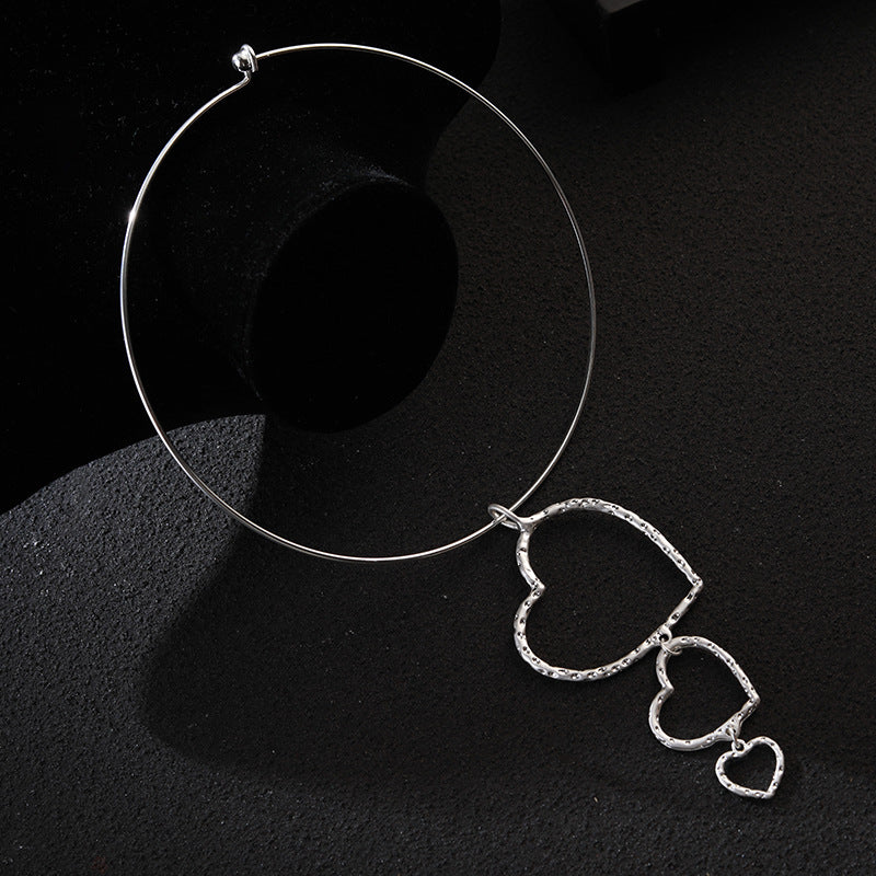 Heart Alloy Collar Necklace N5057