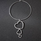 Heart Alloy Collar Necklace N5057