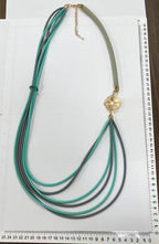 Mutilayer Pu Leather Necklace N5101