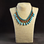 Teardrop Turquoise Bead  Necklace N5127