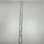 Handmade Braided Irregular Aquamarine Necklace N5224