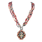 Random Frida Seed Bead Braided OT Necklace N5232 - view 4