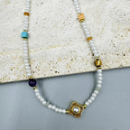 Chinese Style Bead Glasses Bead Necklace N5334