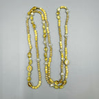 Chinese Style Bead Yellow Quartz Crystal Bead Necklace N5337 - view 4