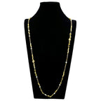 Chinese Style Bead Yellow Quartz Crystal Bead Necklace N5337 - view 3