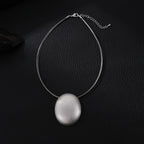 Geometric Stainless Steel Pendant Necklace N5400