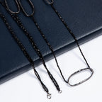 Geometry Circle Crystal Beaded Layered Necklace N5457