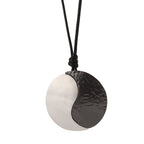 Tai Chi Pendant Leather Necklace N5458 - view 2