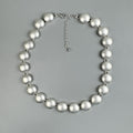 Coin-Shaped Alloy Choker Necklace N5526