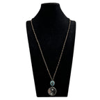 Handmade Shell Bead Pendant Necklace N5541