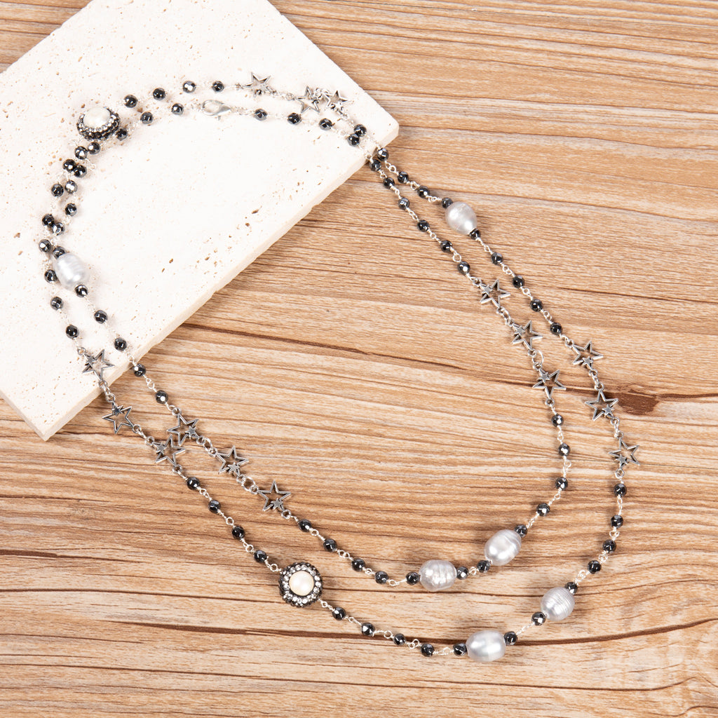 Freshwater Pearl Necklace N5548 - view 2