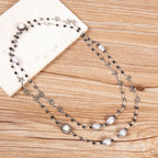 Freshwater Pearl Necklace N5548 - view 2