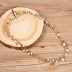 Pearl Chain Necklace N5552 - view 4