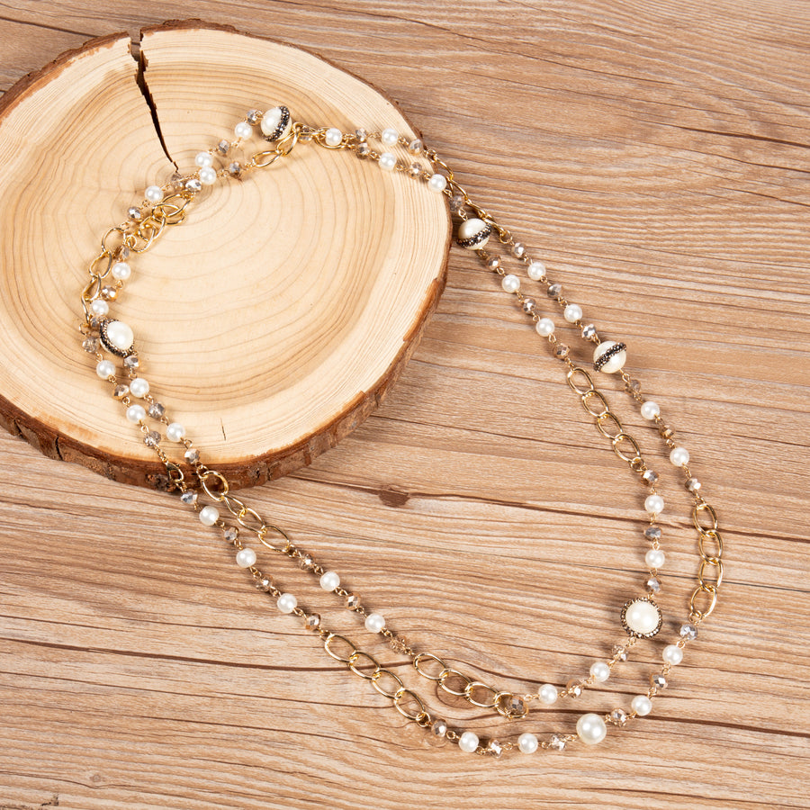 Pearl Chain Necklace N5552