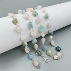 Morganite Gemstone necklace N5571 - view 3