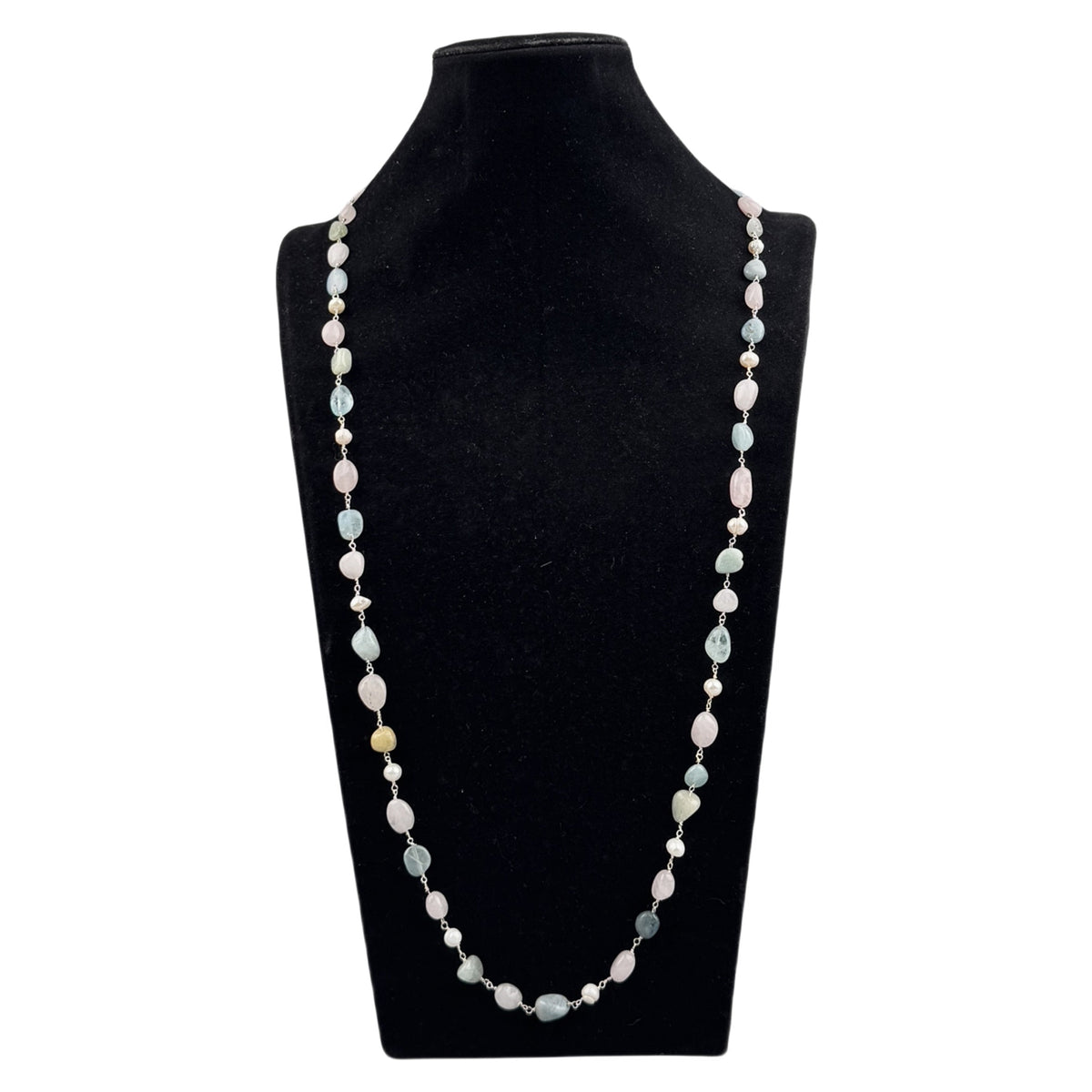Morganite Gemstone necklace N5571
