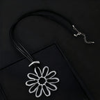 Flower Metal Necklace N5614 - view 2