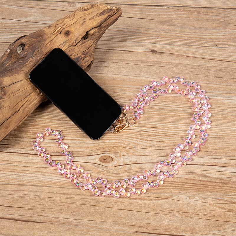 Crystal Beaded Crossbody Lanyard PC5616